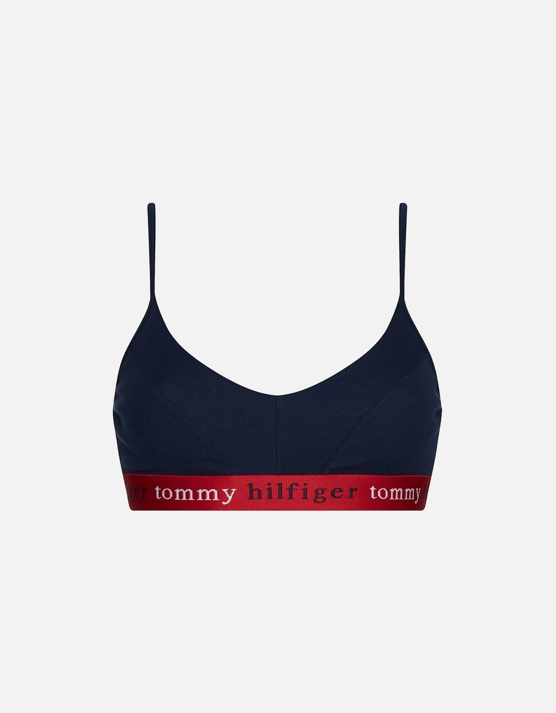 Organic Cotton String Bralette, Navy Blazer, 4 of 3