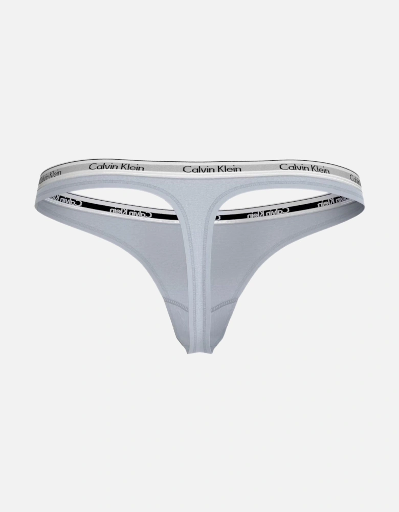 Women Modern Logo Thong, Plein Air Blue