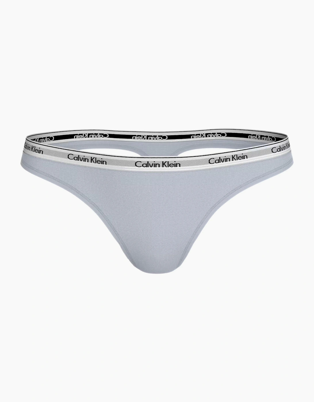 Calvin Klein Women's Grey Modern Logo Thong, Plein Air Blue - : 20/32In Xxxl