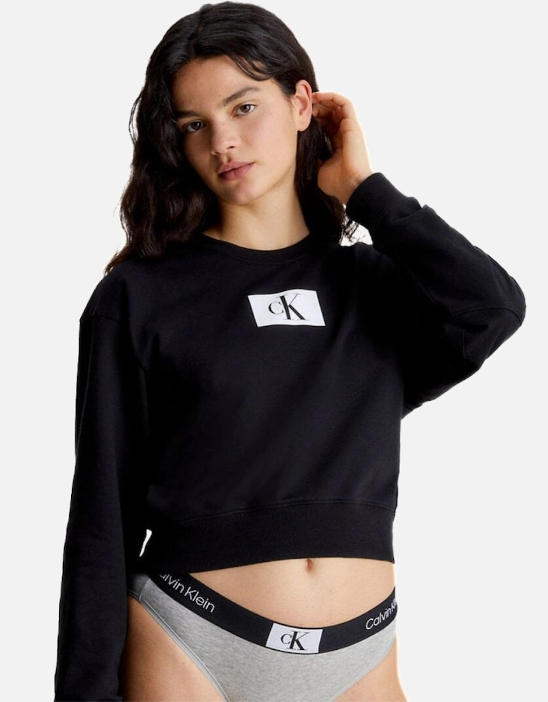 Women's CK 1996 Lounge Sweatshirt, Black