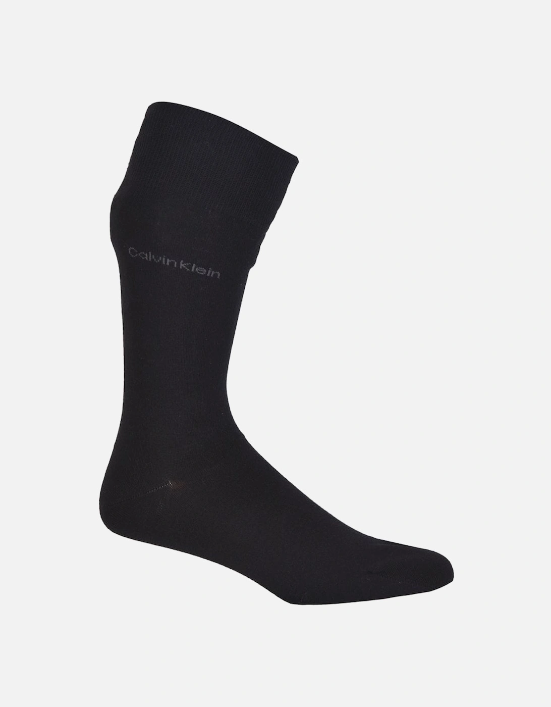 3-Pack Premium Combed Cotton Socks, Black