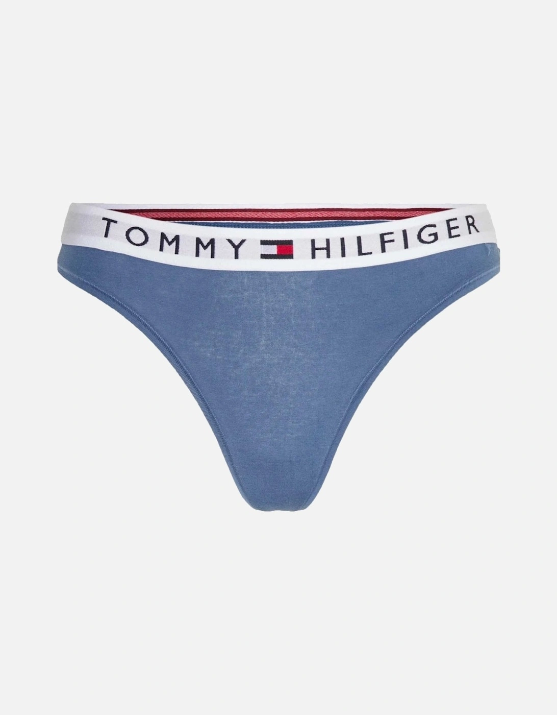 Original Cotton Logo Thong, Iron Blue, 5 of 4