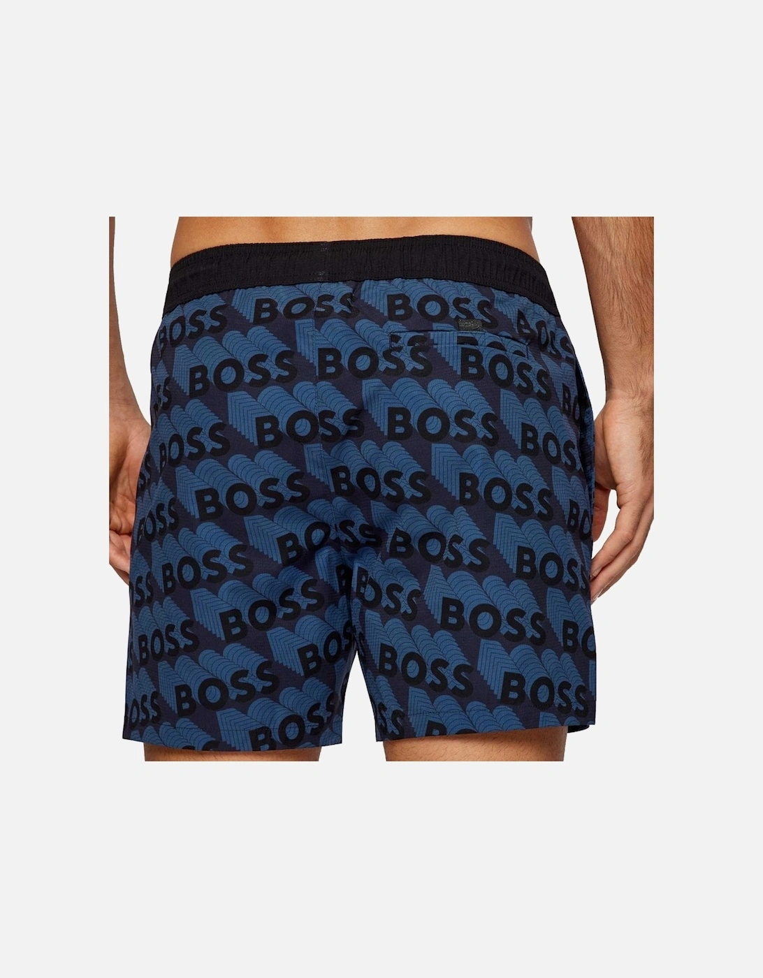 Maui Logo Swim Shorts, Dark Blue