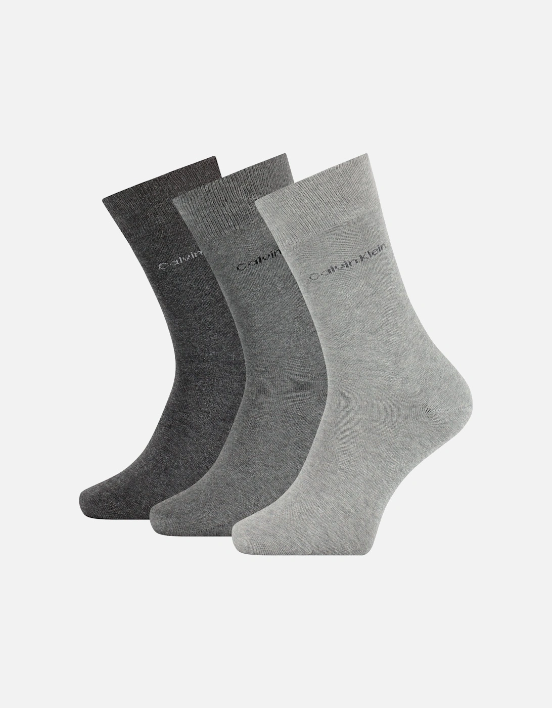 3-Pack Premium Combed Cotton Socks, Grey Combo, 8 of 7