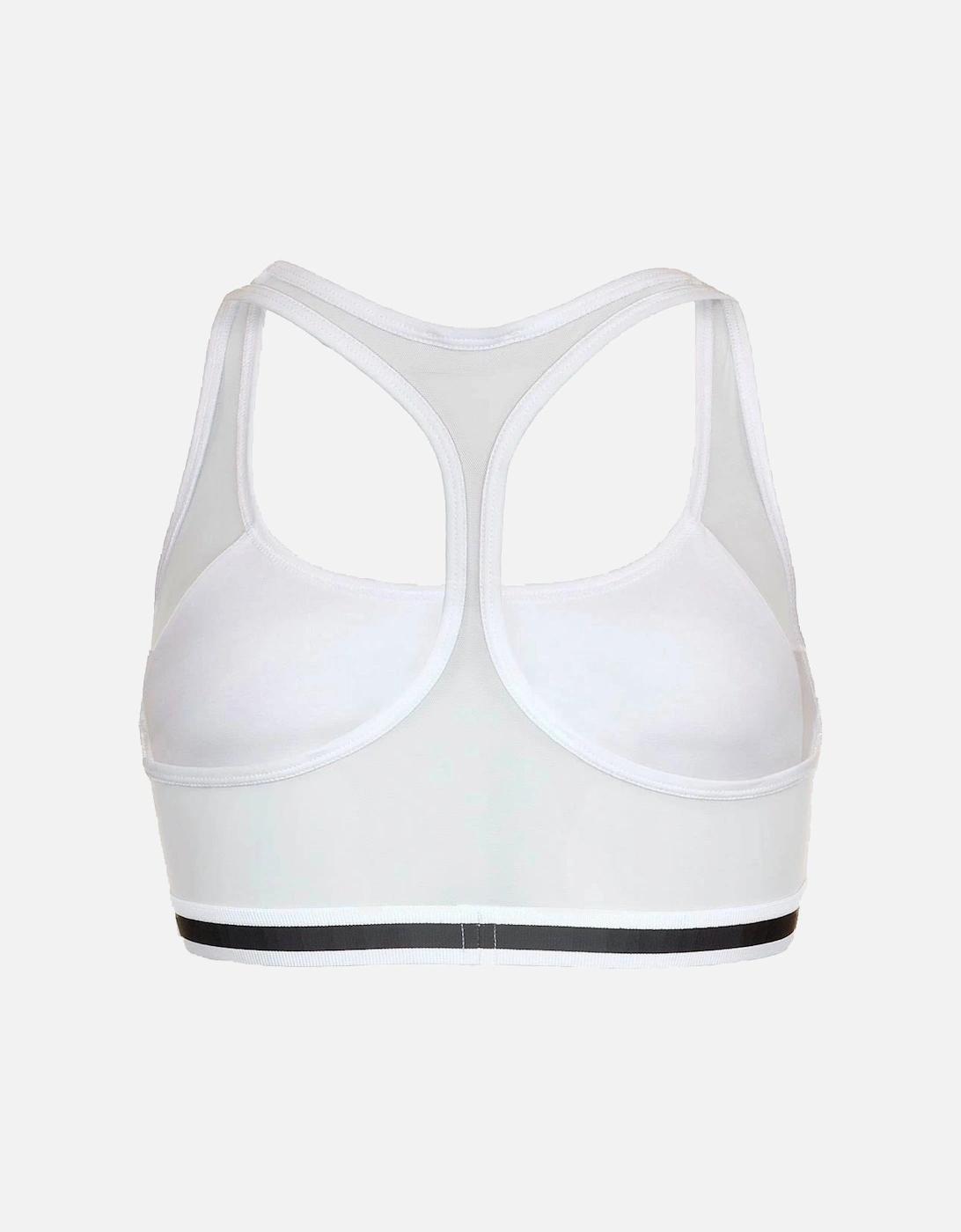 MILEY Cotton Stretch Mesh Bralette, White