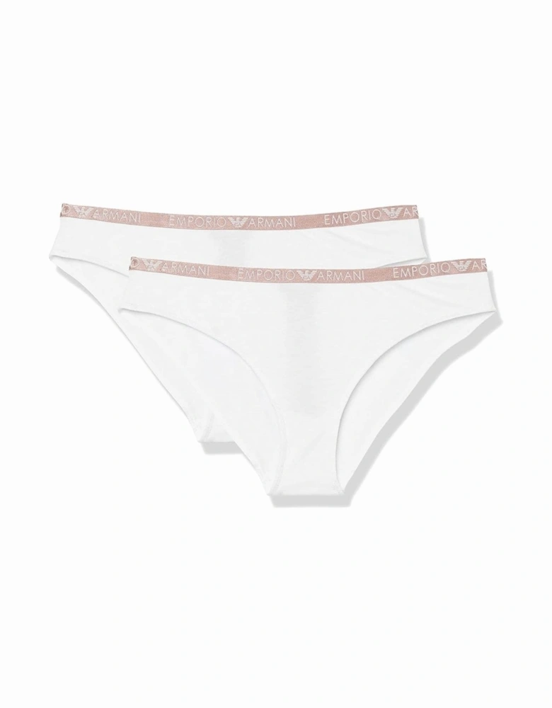 2-Pack Basic Cotton Brief, White