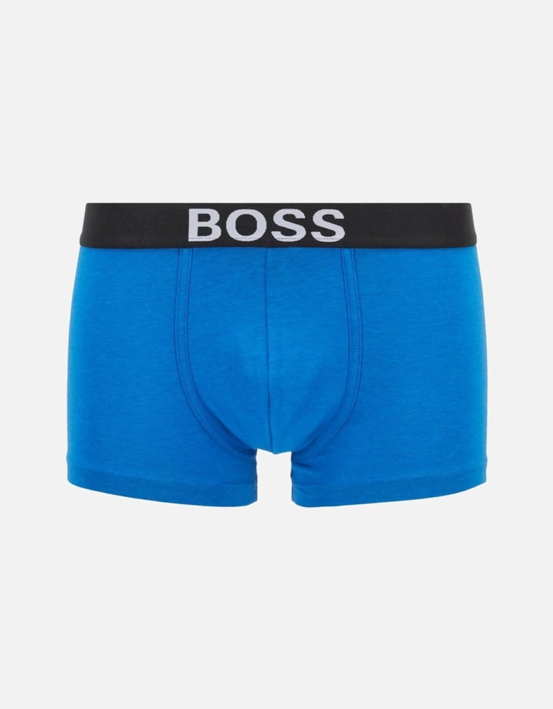 Identity Logo Cotton Modal Stretch Trunk, Blue