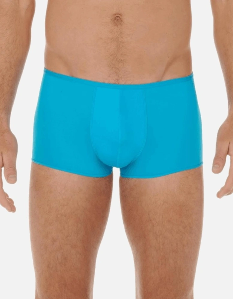 Plumes Boxer Trunk, Turquoise