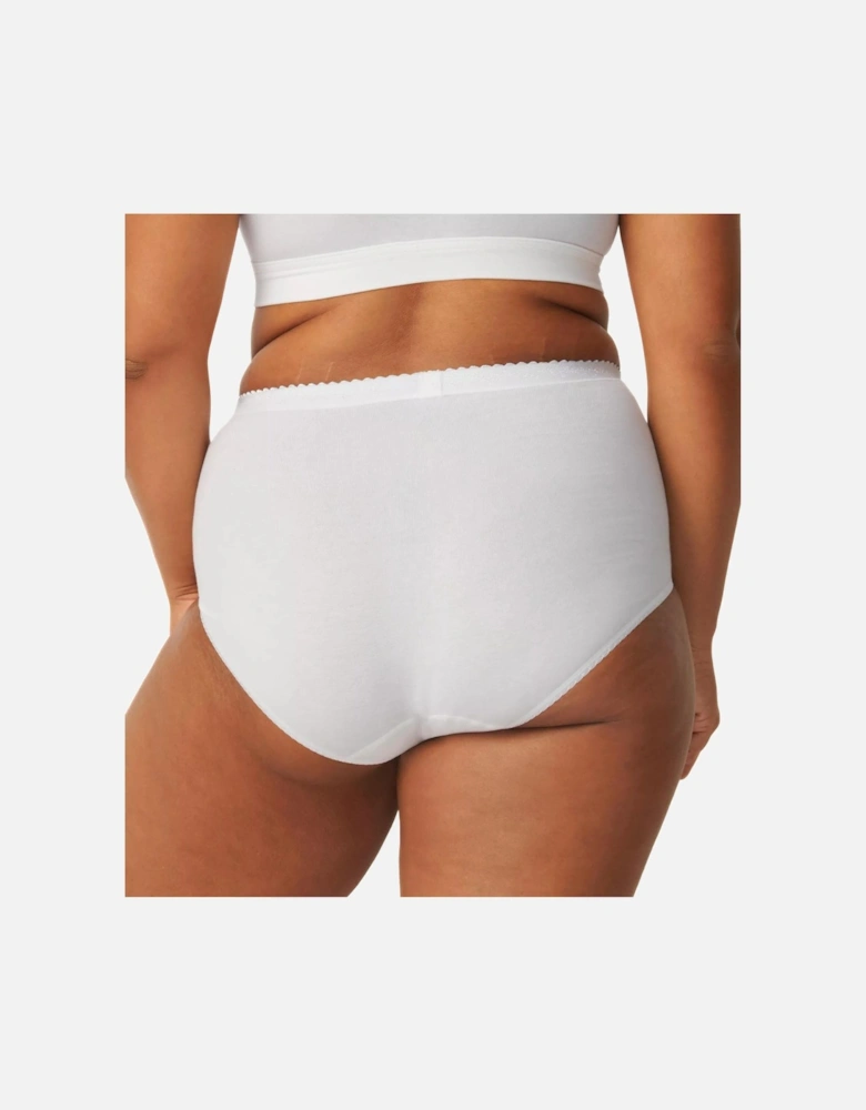 Control 2-Pack Maxi Briefs, White