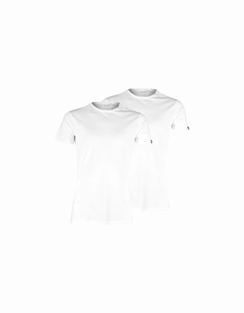 2-Pack Crew-Neck T-Shirts, White