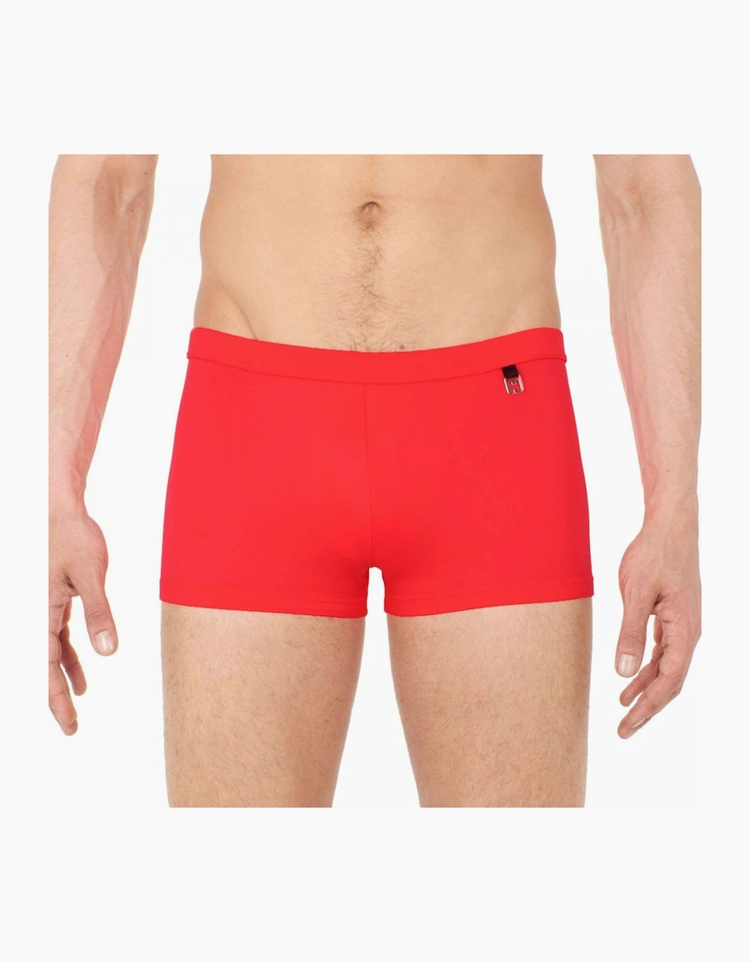 Hom Men's Sunlight Swim Shorts, Sunlight Red - Size: 37/36/32