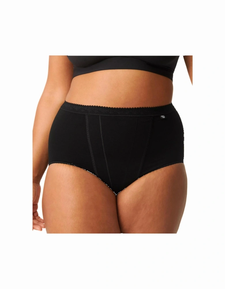 Control 2-Pack Maxi Briefs, Black