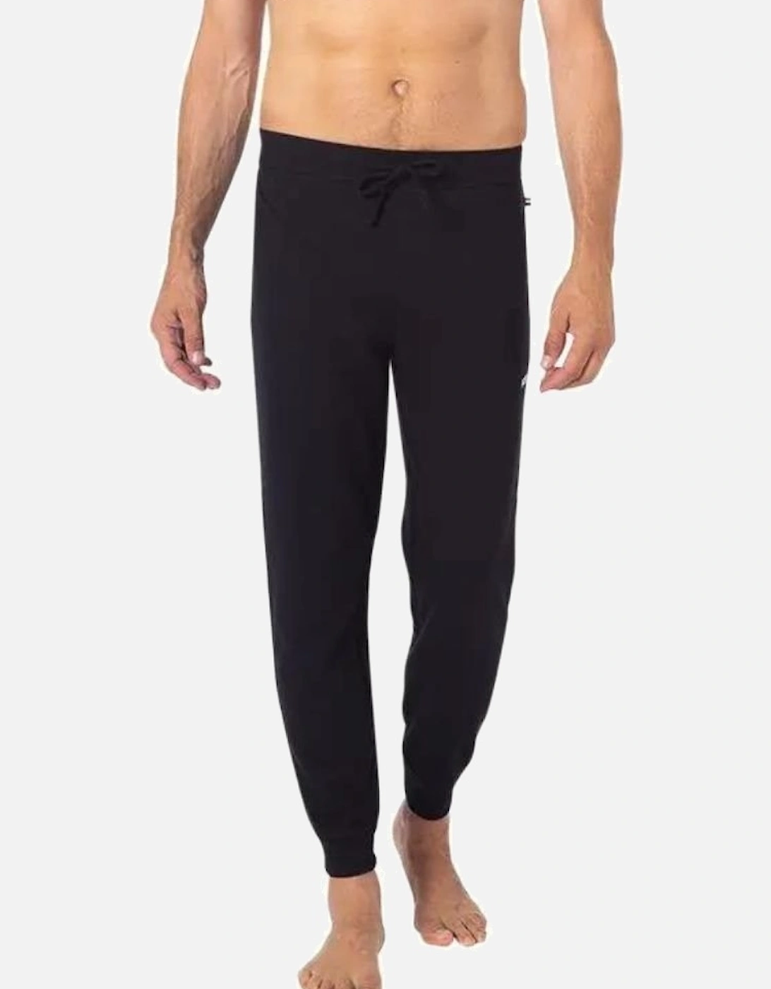 Lightweight Mini Waffle Lounge Bottoms, Black, 2 of 1