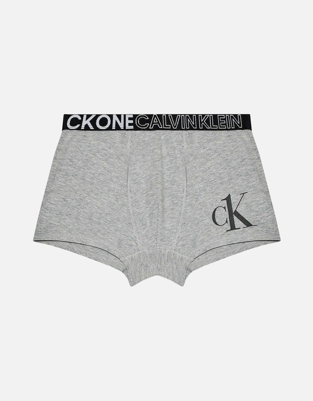 Boys 2 Pack CK One Boxer Trunk, Grey Heather/PVH White