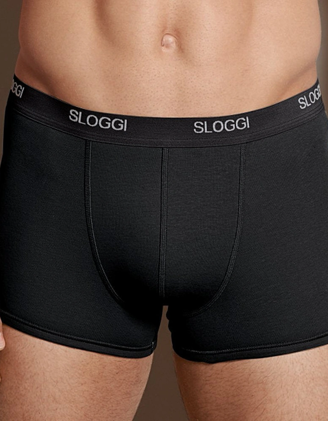 2-Pack Basic Boxer Trunks, Black