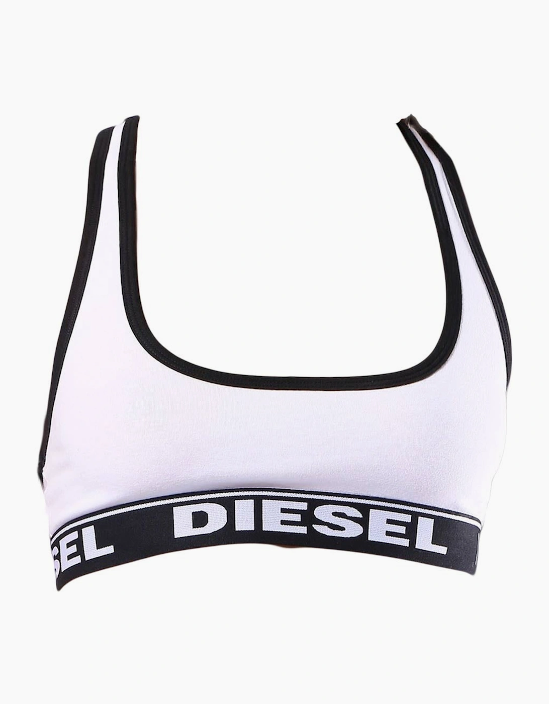 Diesel Women's MILEY Cotton Bralette, White - Size: 6