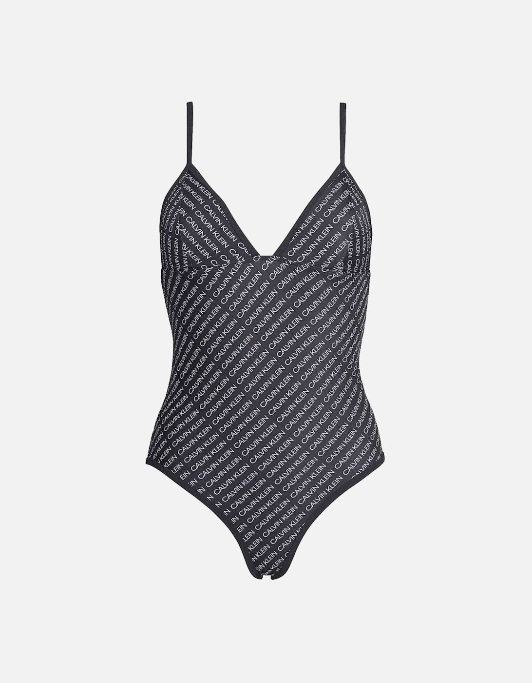 Triangle One Piece Swim Suit, Core Diagonal Logo, 4 of 3