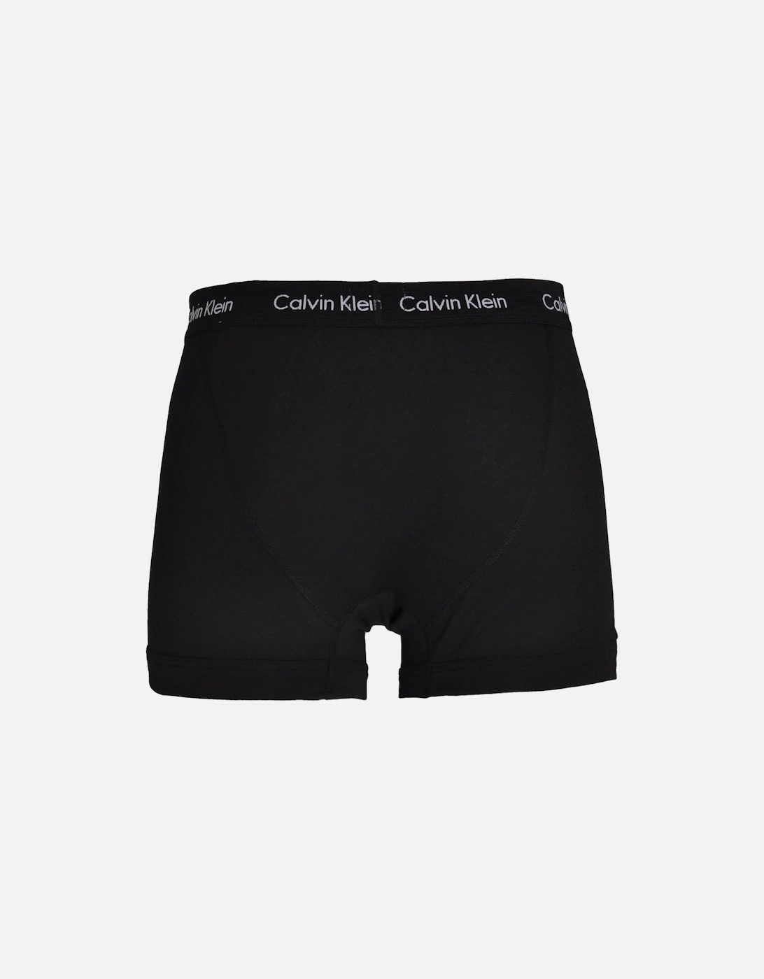 3-Pack Boxer Trunks, All Black