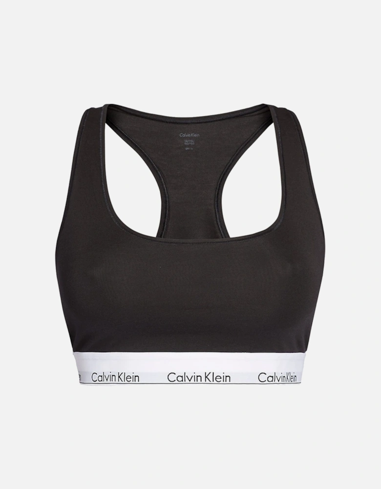 Modern Cotton Plus Bralette, Black