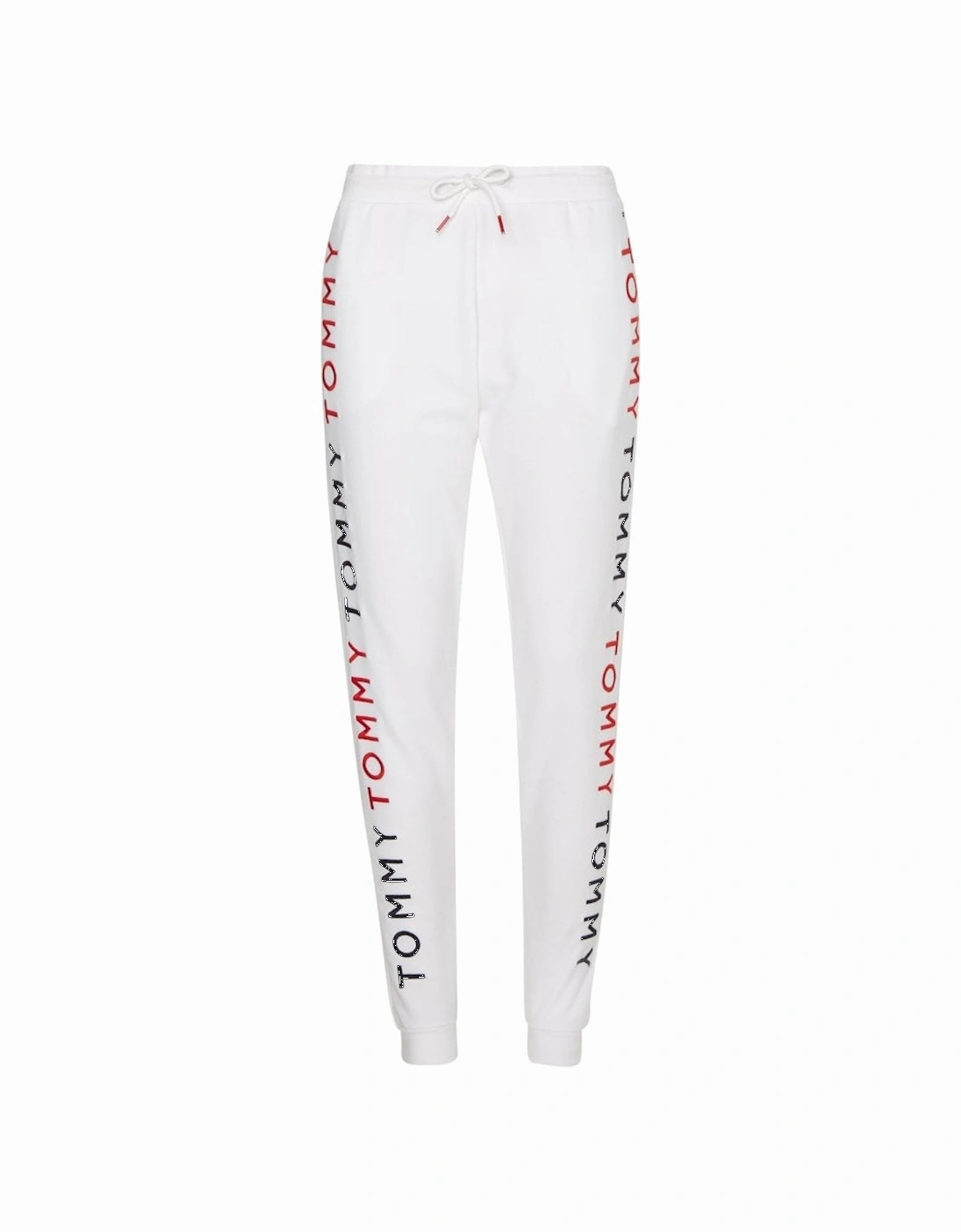 Logo Embroidered Tapered Track Pants, White, 7 of 6