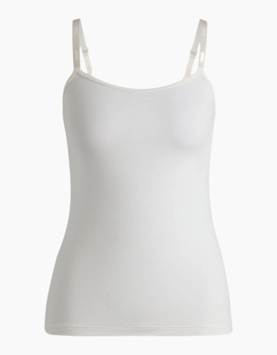 Hugo Boss Women's CI Logo Vest Top, White - Size: XS