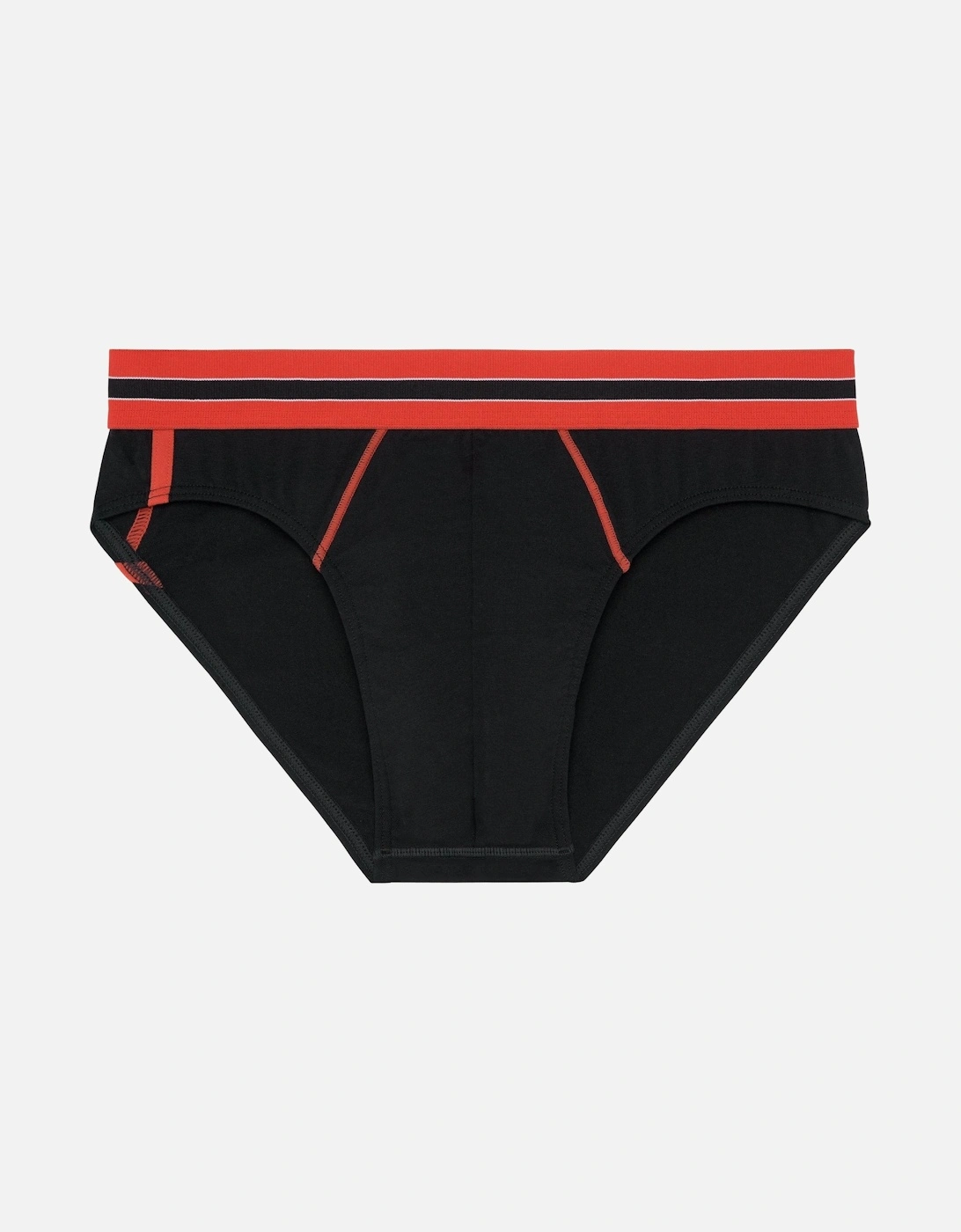 Run Sports Contrast Micro Brief, Black/red, 4 of 3