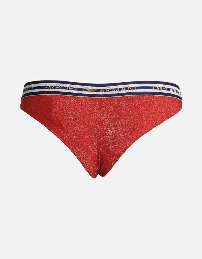 Cruise Padded Bikini Top & Bikini Bottom, Red