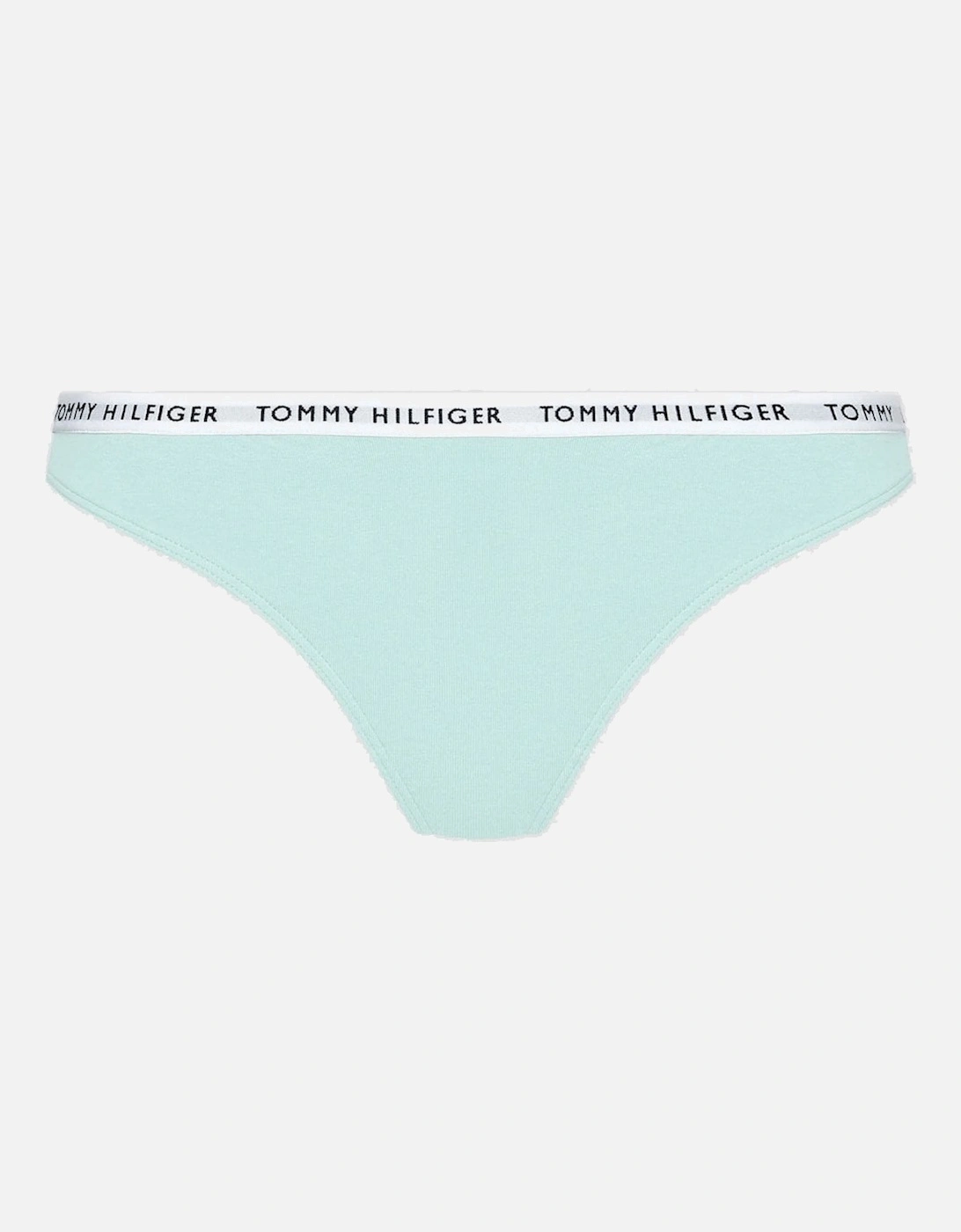 Cotton 3-Pack Thong, Cranberry/Aqua/Saltwater Green