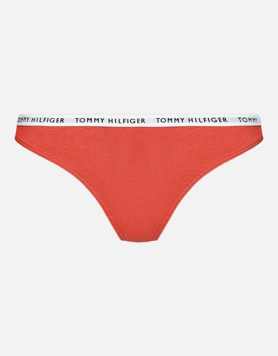 Cotton 3-Pack Thong, Cranberry/Aqua/Saltwater Green