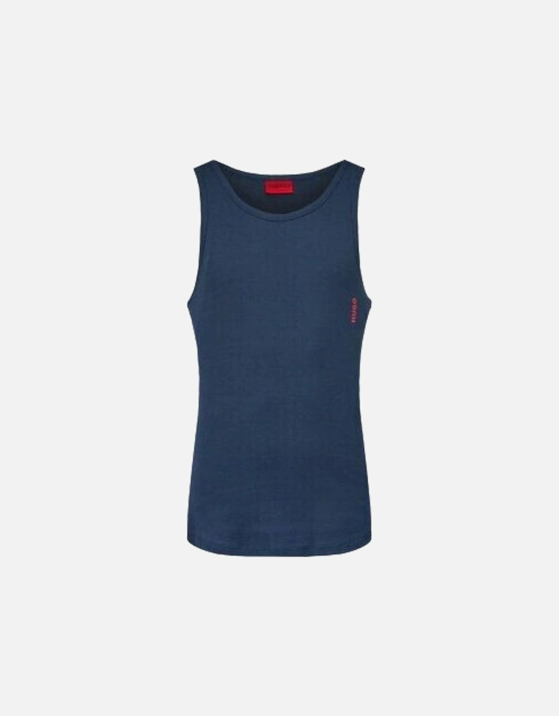 2-Pack Ribbed Tank Top Vests, Mint/Navy