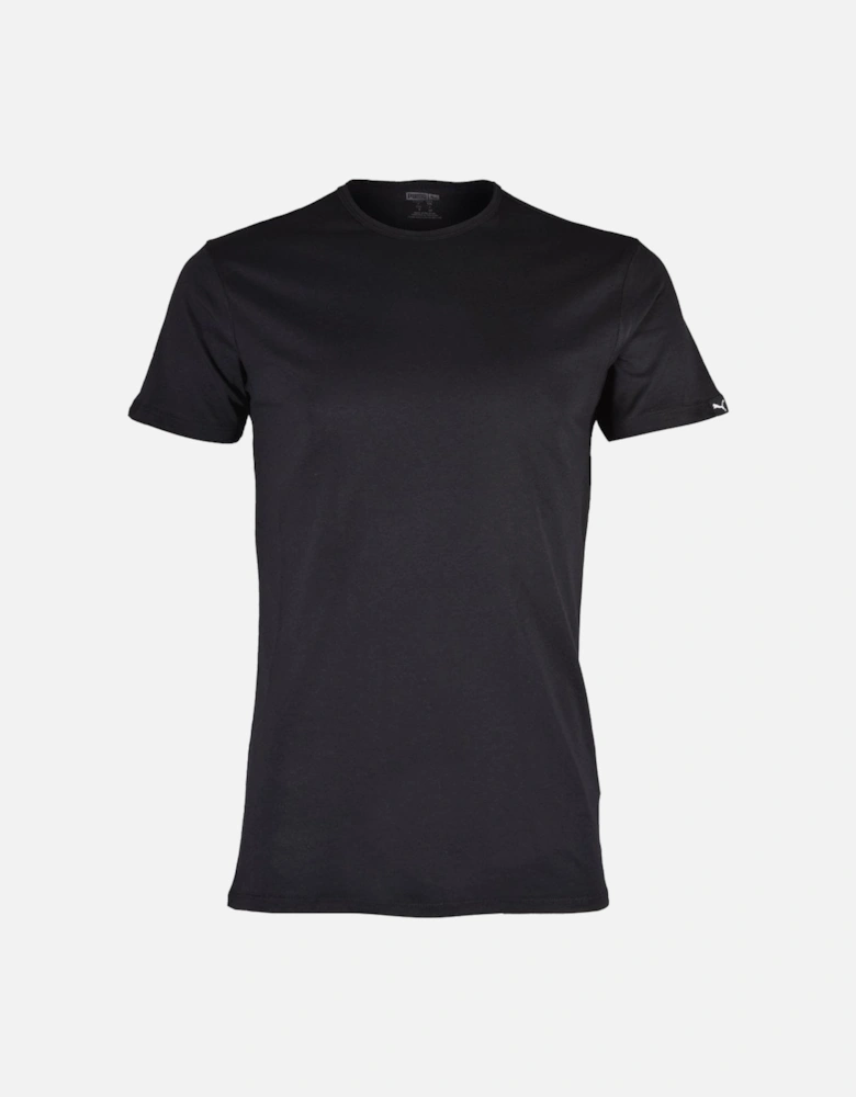 2-Pack Crew-Neck T-Shirts, Black