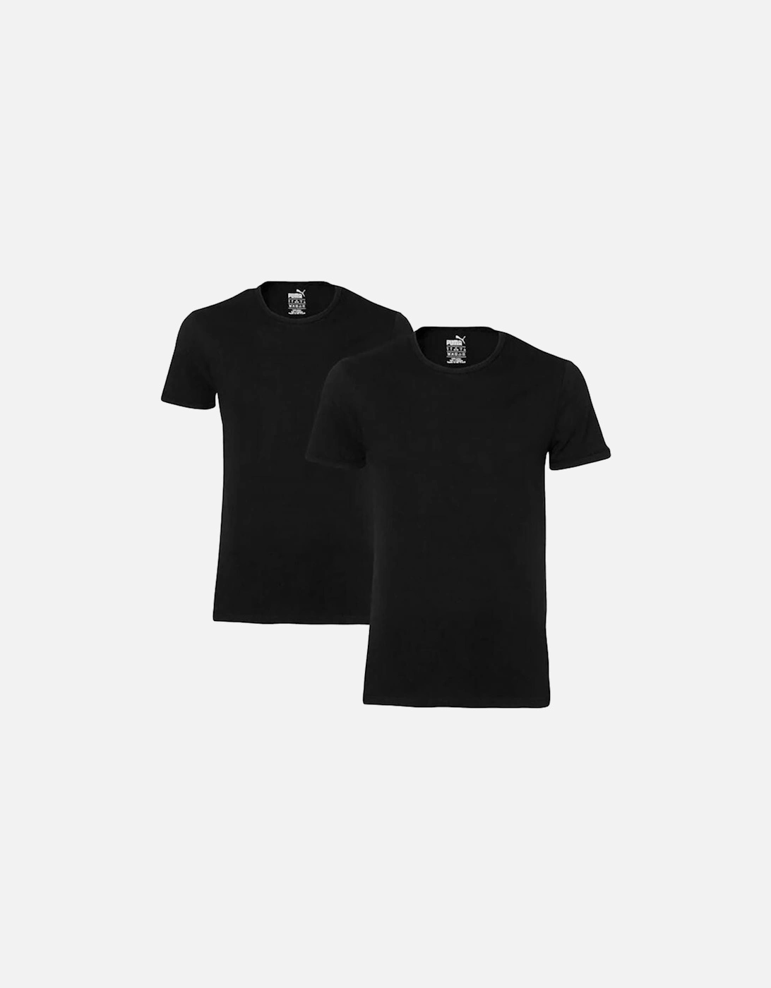 2-Pack Crew-Neck T-Shirts, Black, 6 of 5