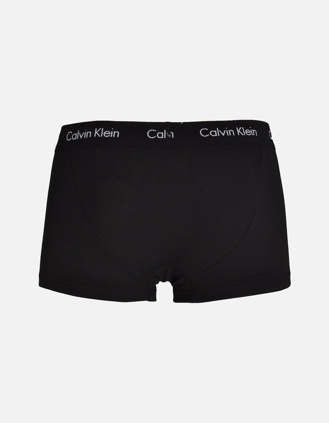 3-Pack Low-Rise Boxer Trunks, All Black