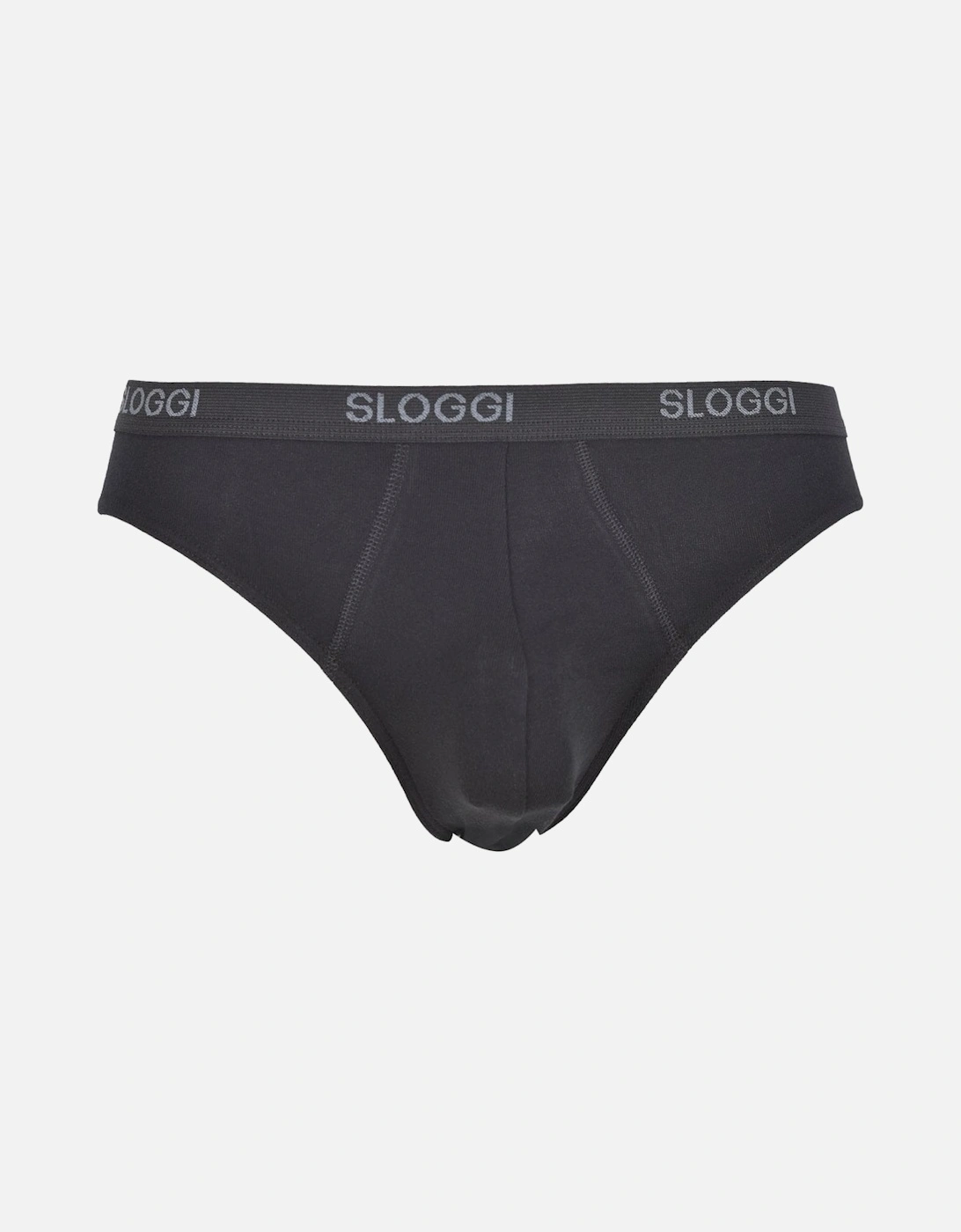 Basic Men's Mini Brief, Black, 4 of 3