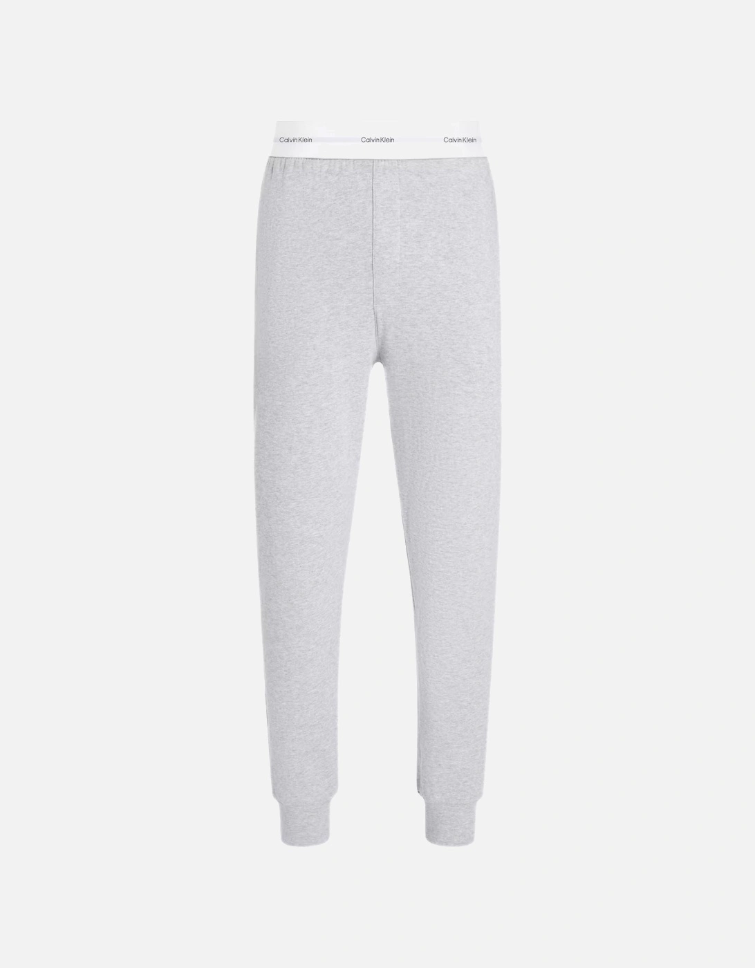 Calvin Klein Men's Grey Modern Terry Logo Waistband Jogging Bottoms, Heather - : 33/32/32 M