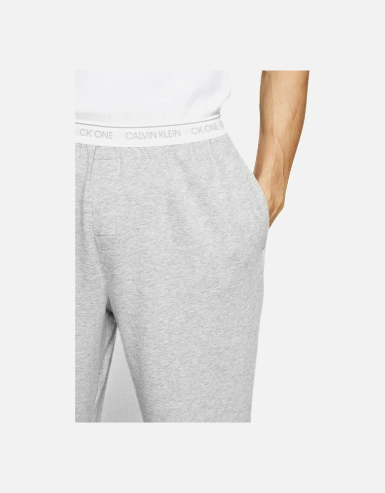 Modern Terry Logo Waistband Jogging Bottoms, Grey Heather