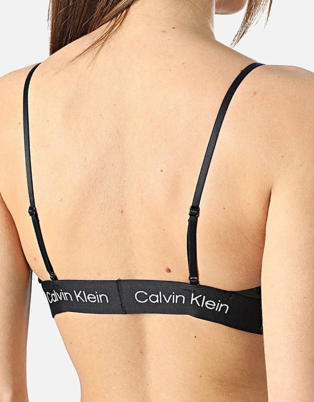 CK 1996 Unlined String Bralette, Black