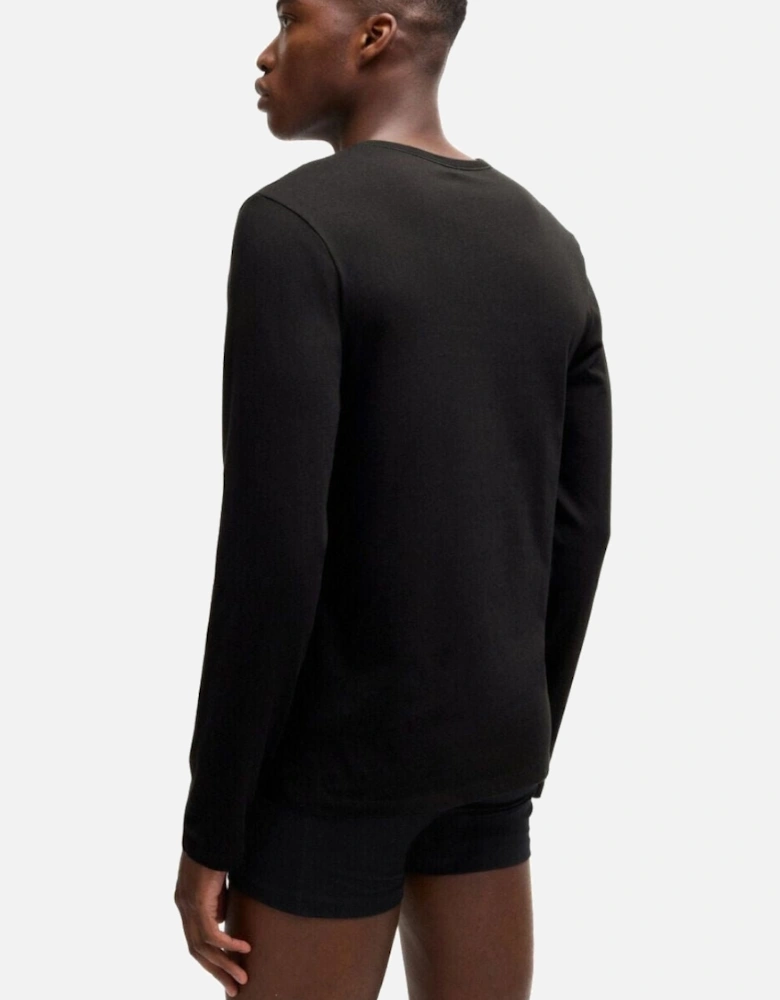 3-Pack Long-Sleeve Tops, Black/Khaki/Navy