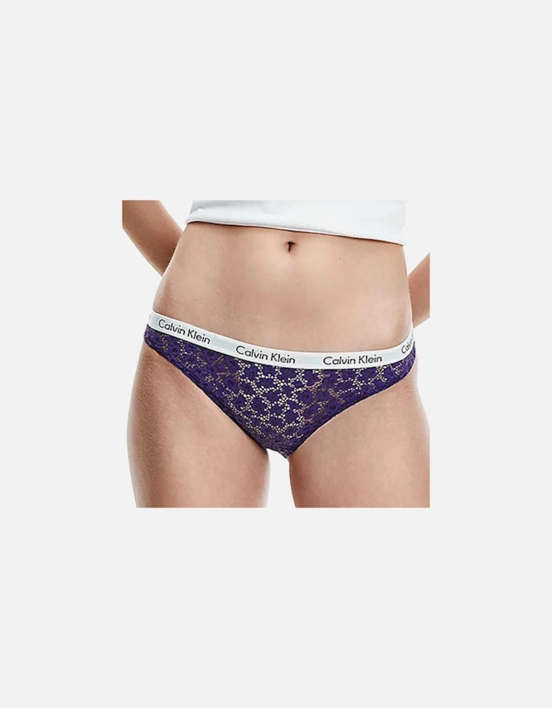 Carousel 3-Pack Lace Bikini Briefs, Liberty Purple/Rebellious/Soft Grape