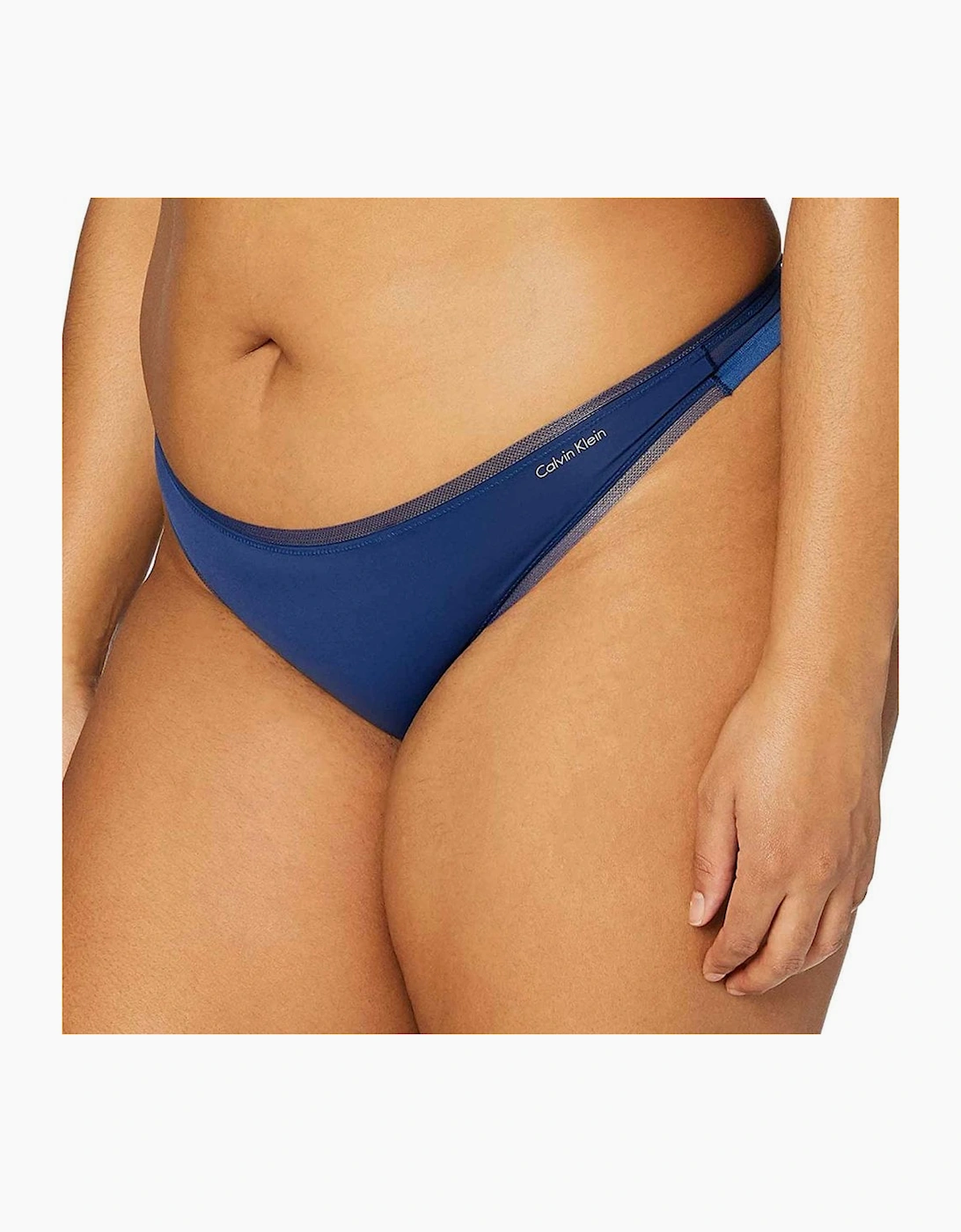 Calvin Klein Women's Nylon Blend Thong, Capsize - : None/14 L