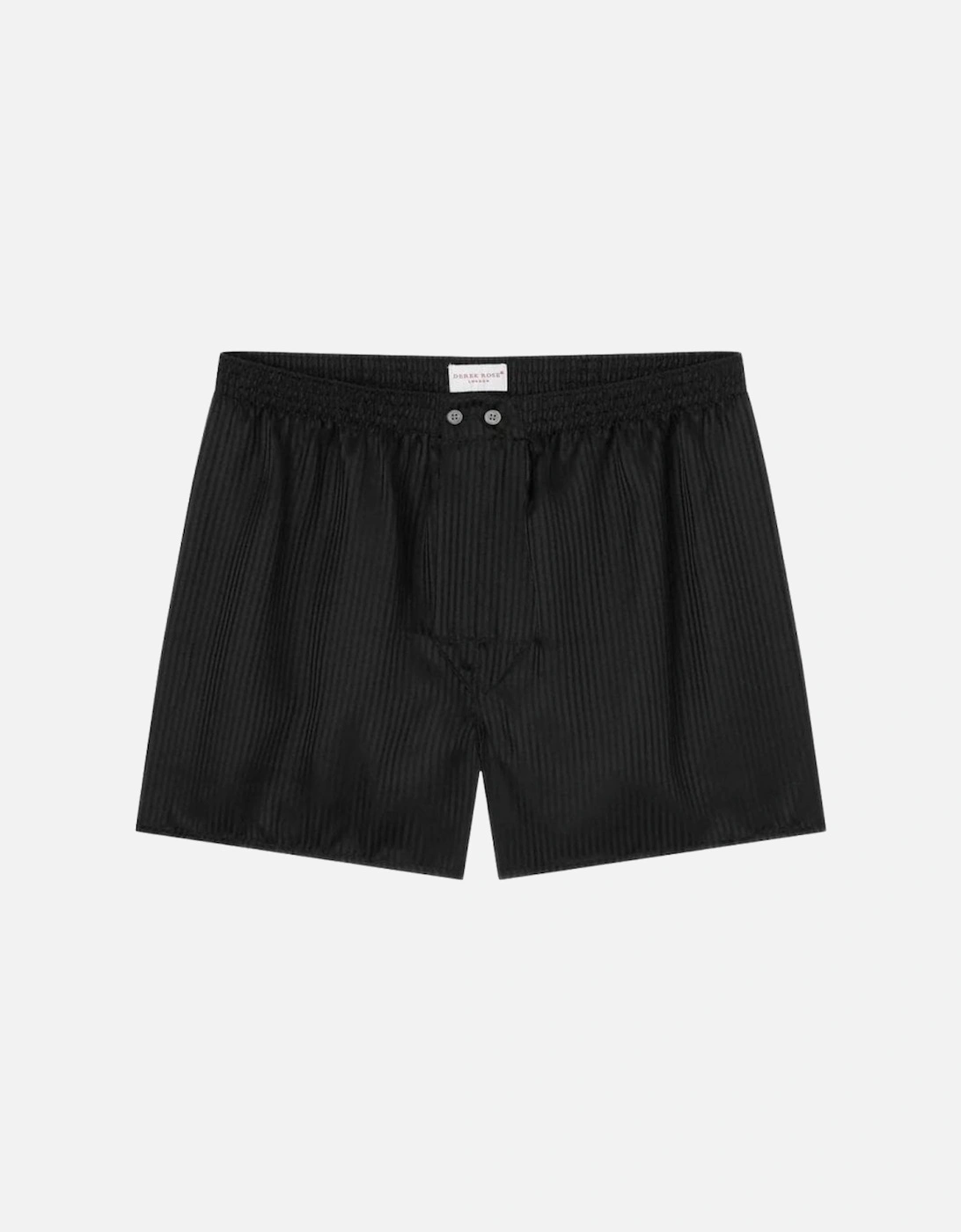 Woburn Classic-Fit Silk Boxer Shorts, Black, 8 of 7