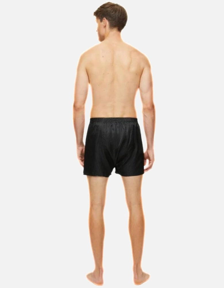 Woburn Classic-Fit Silk Boxer Shorts, Black