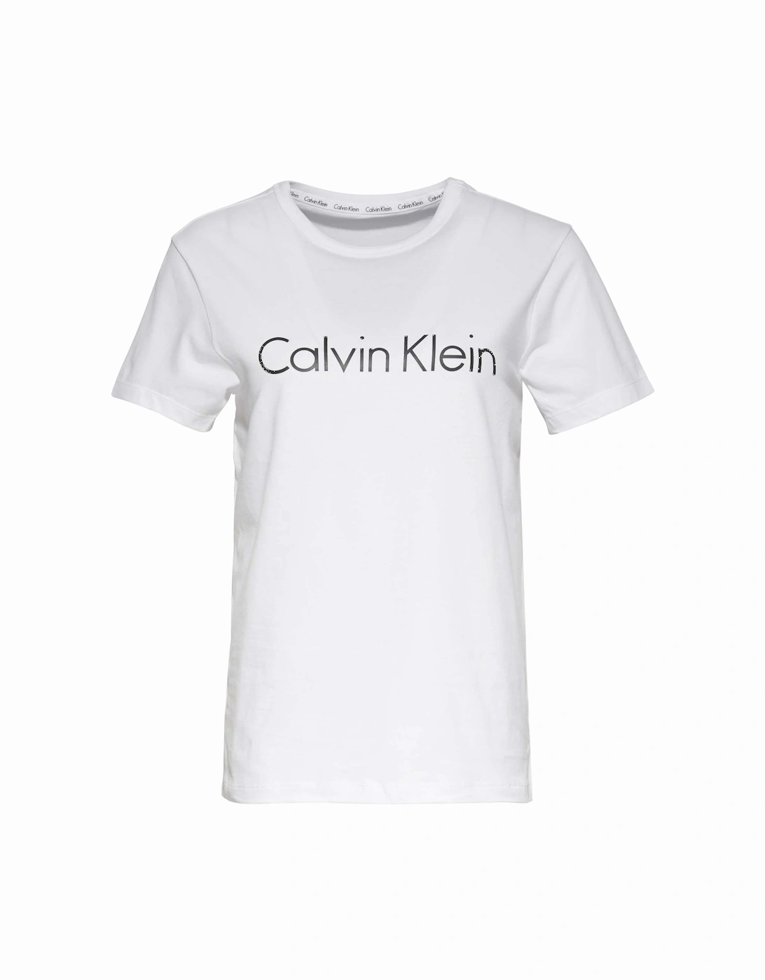 Logo Crew Neck T-Shirt, White, 2 of 1