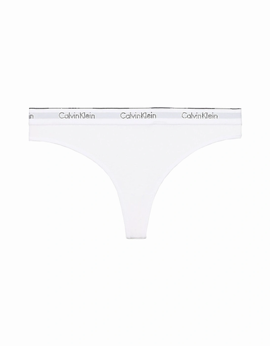 Modern Cotton Plus Thong, White, 4 of 3