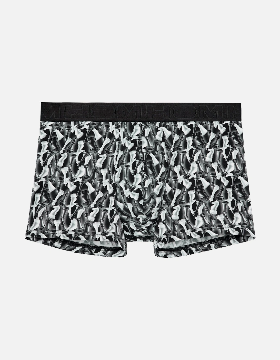 Chess Print Boxer Trunk, Black, 4 of 3