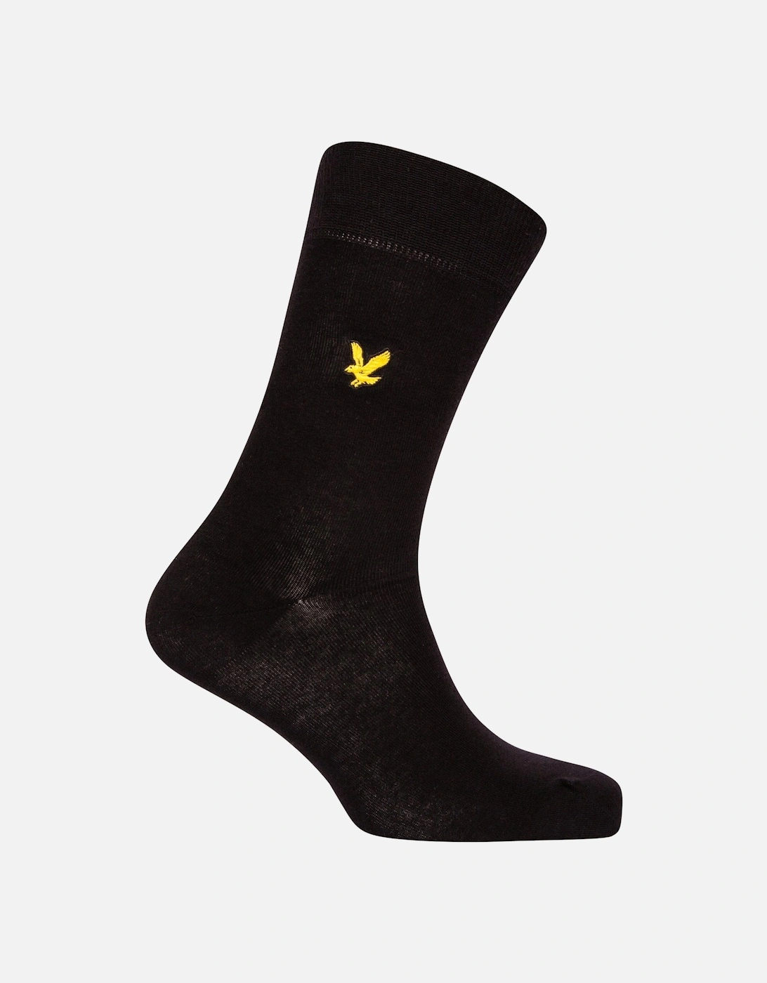 3-Pack Angus Dress Socks, Black