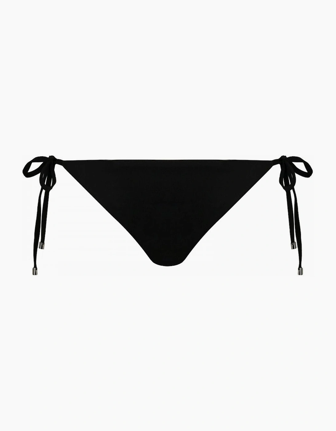 Emporio Armani Emporio Armani Women's Logo Side Tie Bikini Bottoms, Black