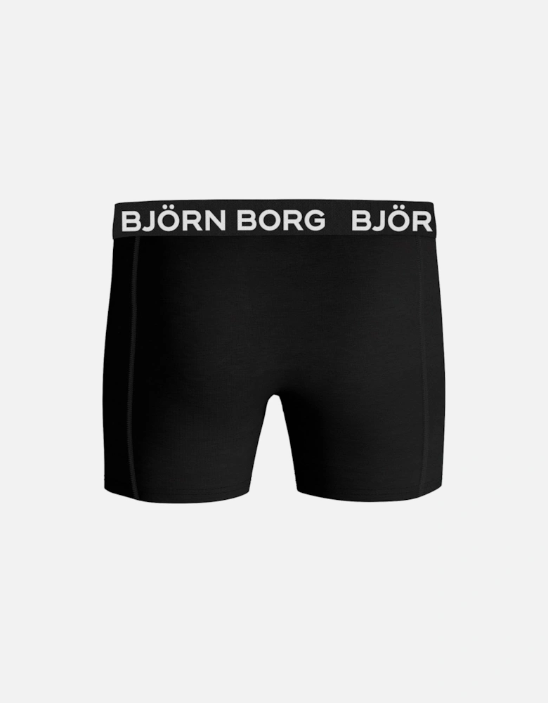 3-Pack Large Logo Boxer Briefs, Black