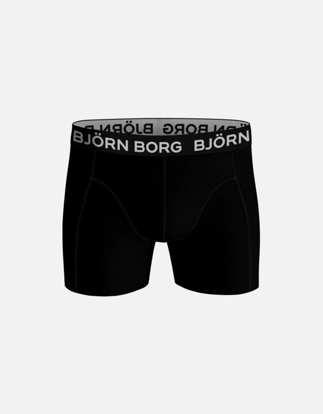 3-Pack Large Logo Boxer Briefs, Black