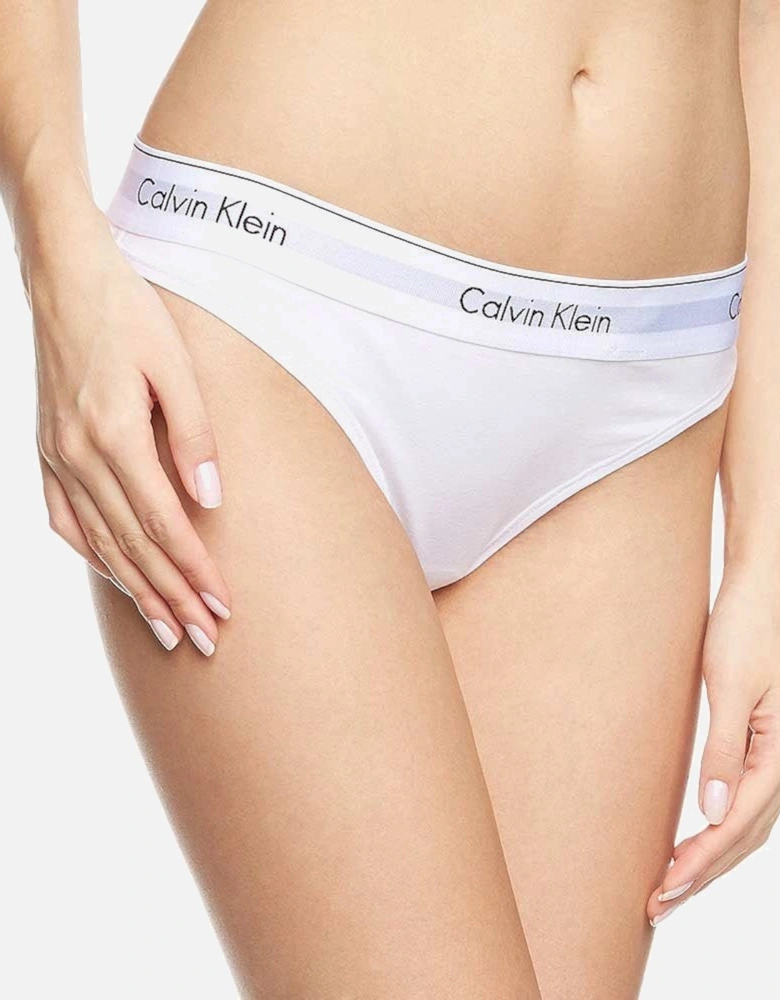 Modern Cotton Thong, White